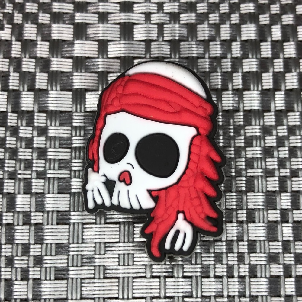 5/$10 Skull shoe charm/jibbitz